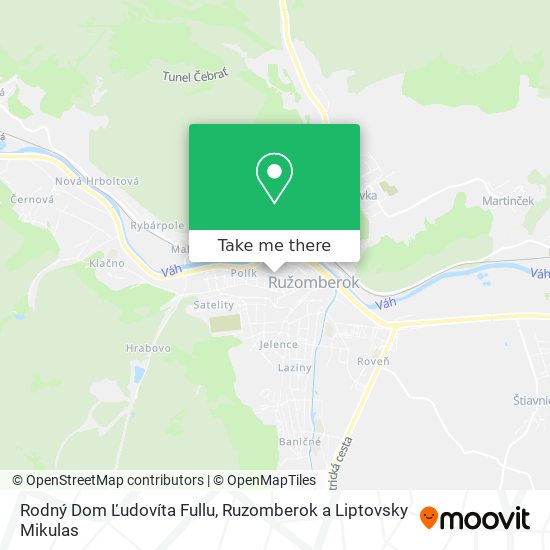 Rodný Dom Ľudovíta Fullu map