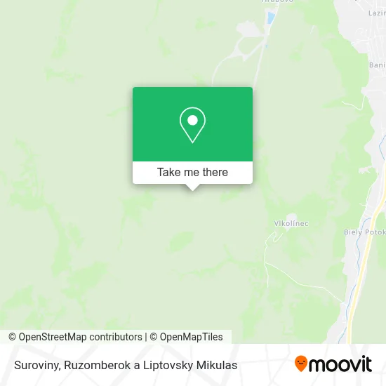 Suroviny map