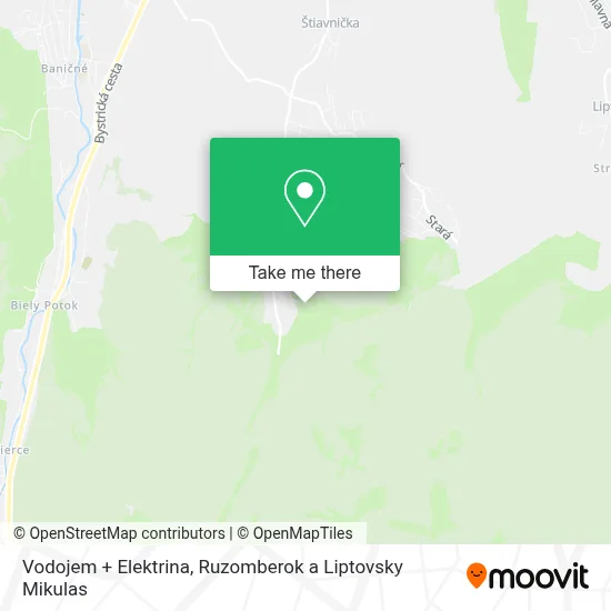 Vodojem + Elektrina map