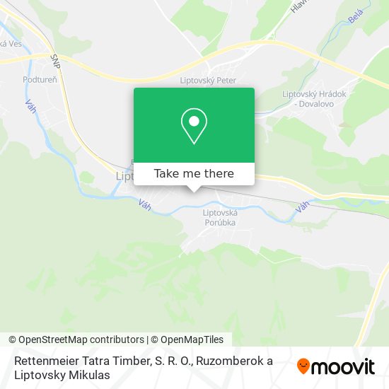 Rettenmeier Tatra Timber, S. R. O. map