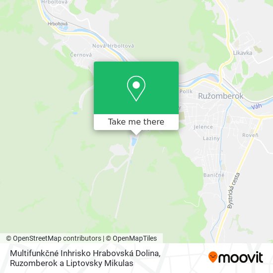 Multifunkčné Inhrisko Hrabovská Dolina map