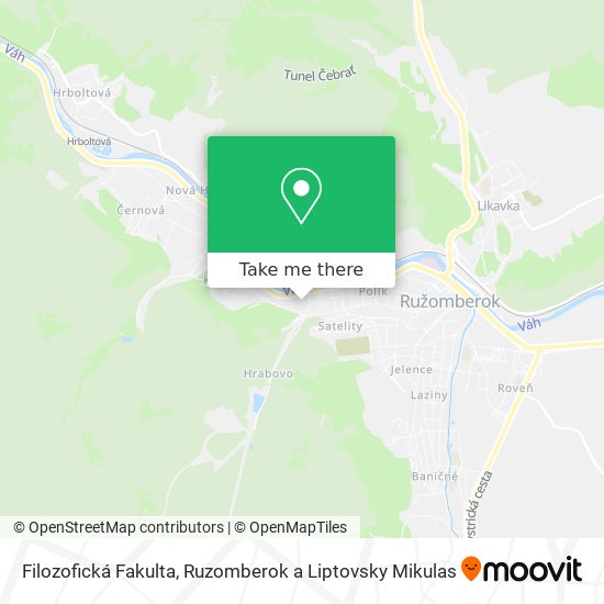 Filozofická Fakulta map