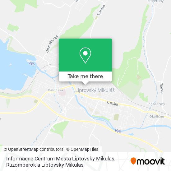 Informačné Centrum Mesta Liptovský Mikuláš map