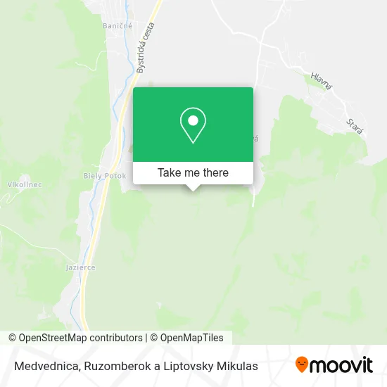 Medvednica map