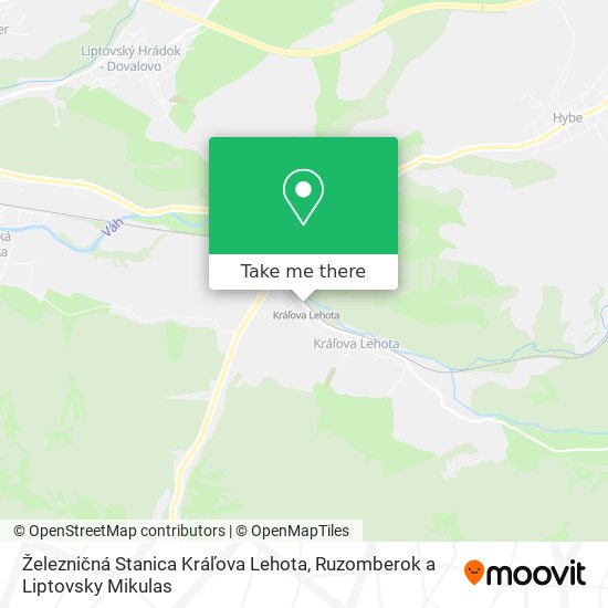 Železničná Stanica Kráľova Lehota map