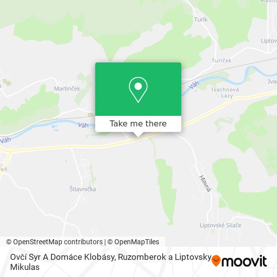 Ovčí Syr A Domáce Klobásy map