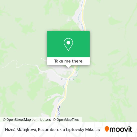 Nižná Matejková map