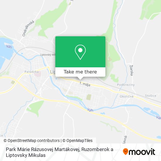 Park Márie Rázusovej Martákovej map