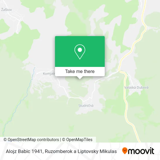 Alojz Babic 1941 map