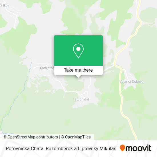 Poľovnícka Chata map