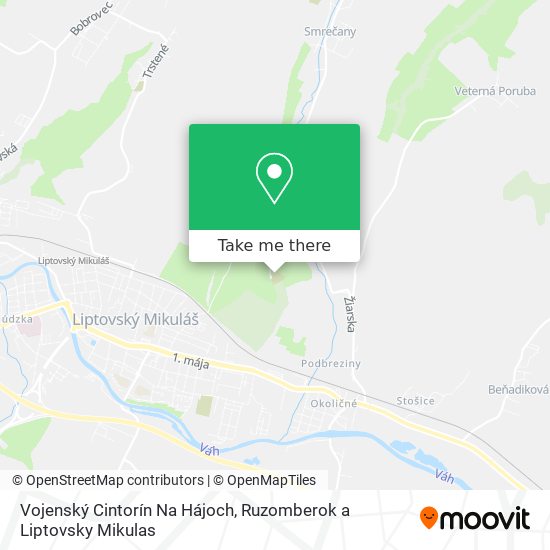 Vojenský Cintorín Na Hájoch map