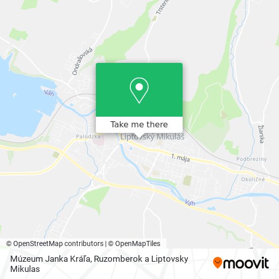 Múzeum Janka Kráľa map