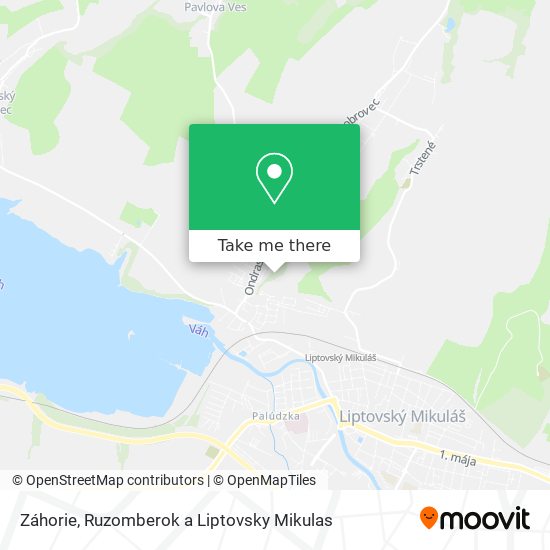 Záhorie map