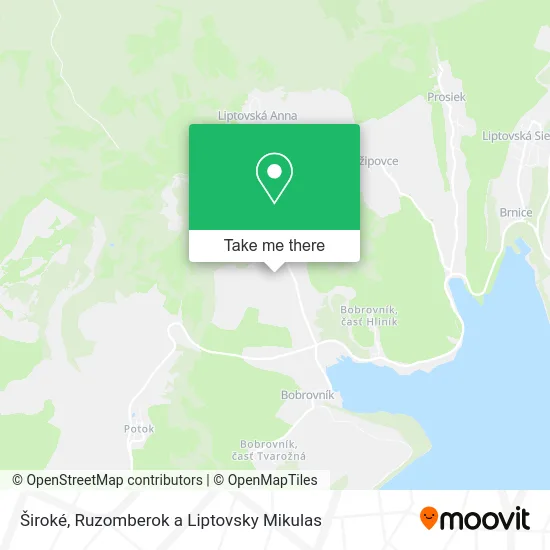 Široké map