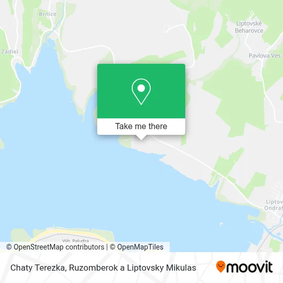 Chaty Terezka map