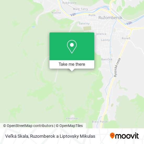 Veľká Skala map