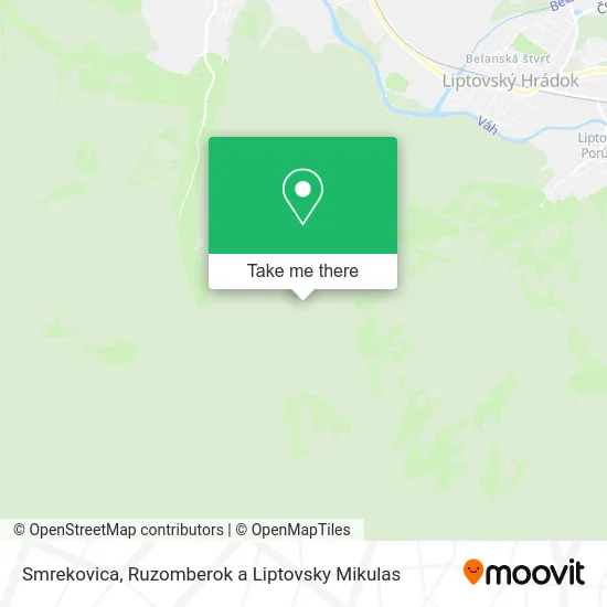 Smrekovica map