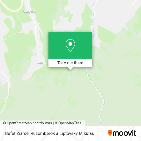 Bufet Žiarce map