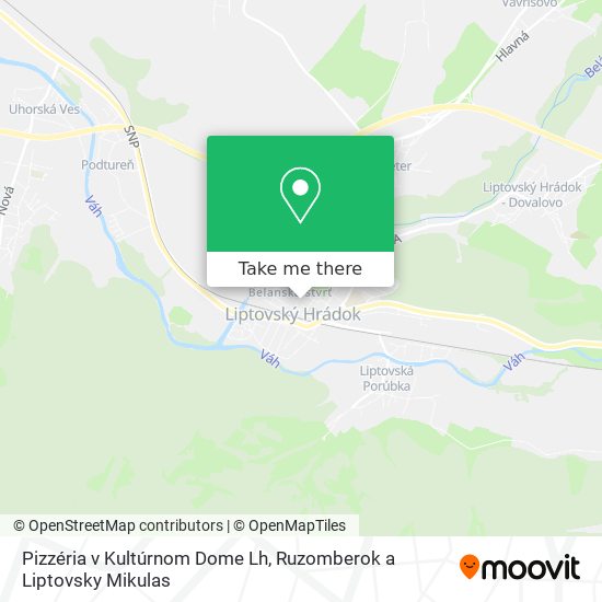 Pizzéria v Kultúrnom Dome Lh map