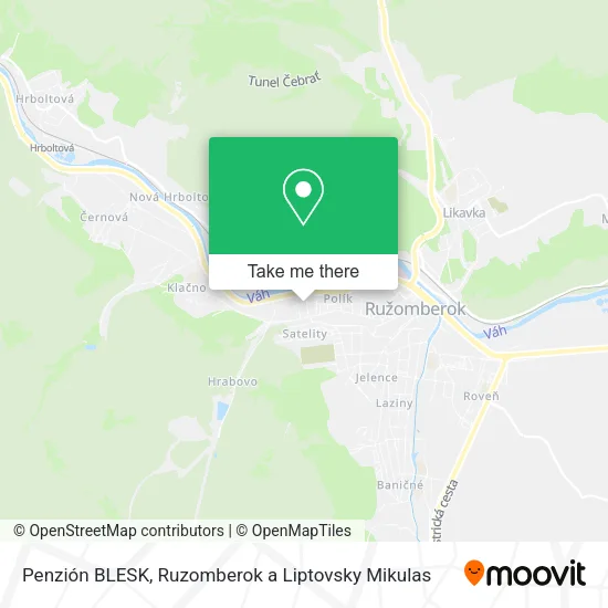 Penzión BLESK map