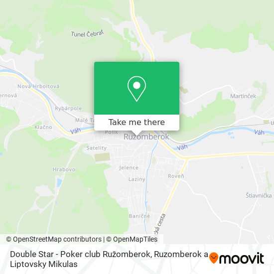 Double Star - Poker club Ružomberok map