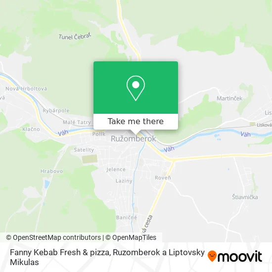 Fanny Kebab Fresh & pizza map