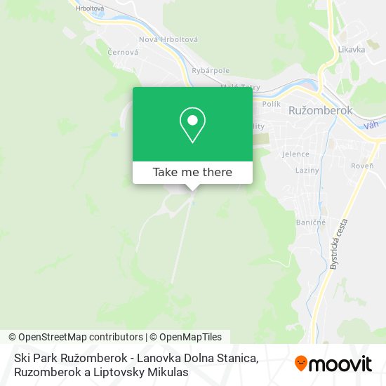 Ski Park Ružomberok - Lanovka Dolna Stanica map