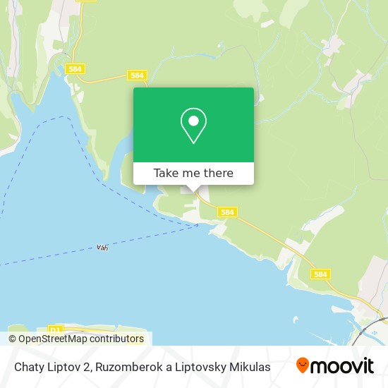 Chaty Liptov 2 map