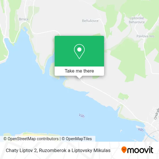 Chaty Liptov 2 map
