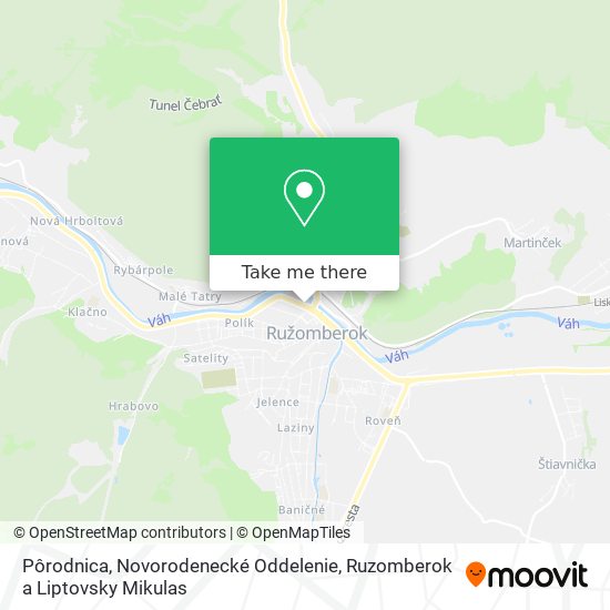 Pôrodnica, Novorodenecké Oddelenie map