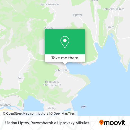 Marina Liptov map