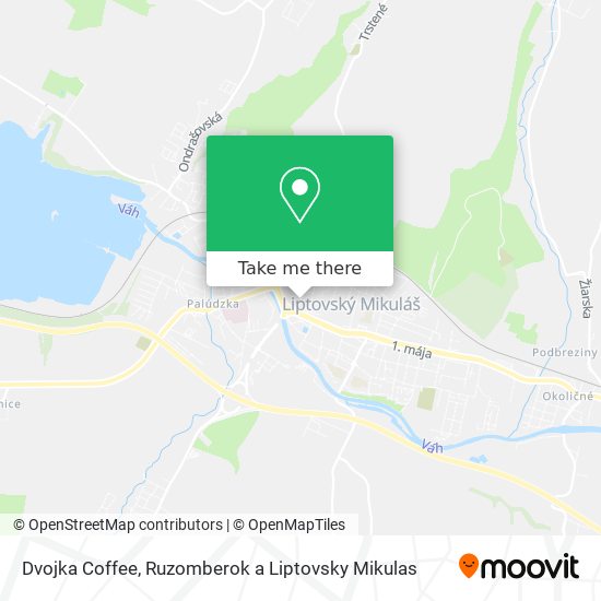 Dvojka Coffee map