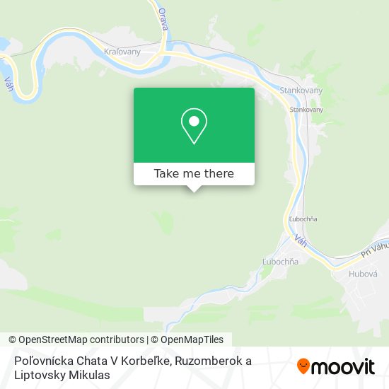 Poľovnícka Chata V Korbeľke map