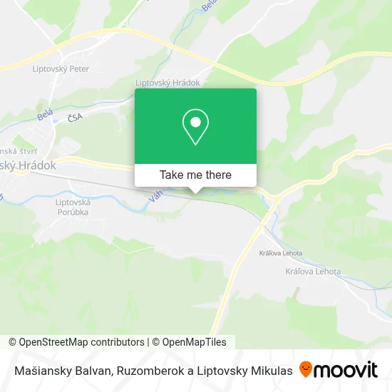 Mašiansky Balvan map