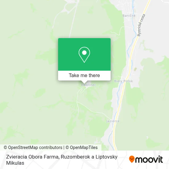 Zvieracia Obora Farma map