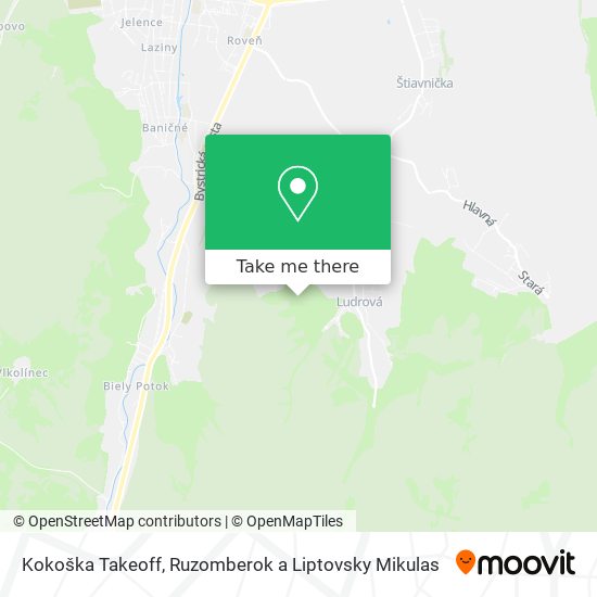 Kokoška Takeoff map