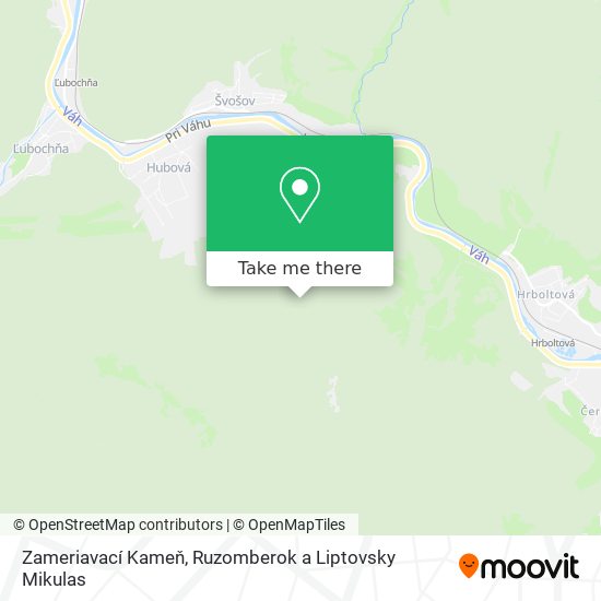 Zameriavací Kameň map