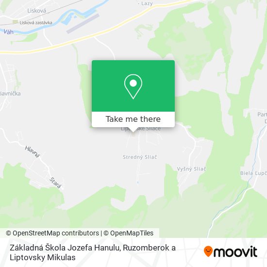 Základná Škola Jozefa Hanulu map