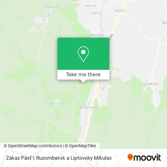 Zákaz Pásť ! map