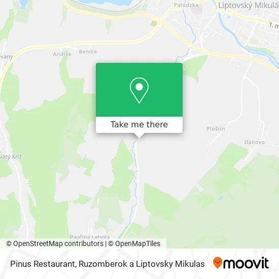 Pinus Restaurant map