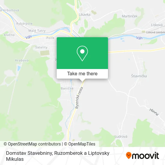 Domstav Stavebniny map