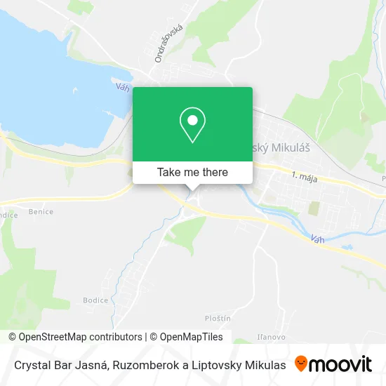 Crystal Bar Jasná map