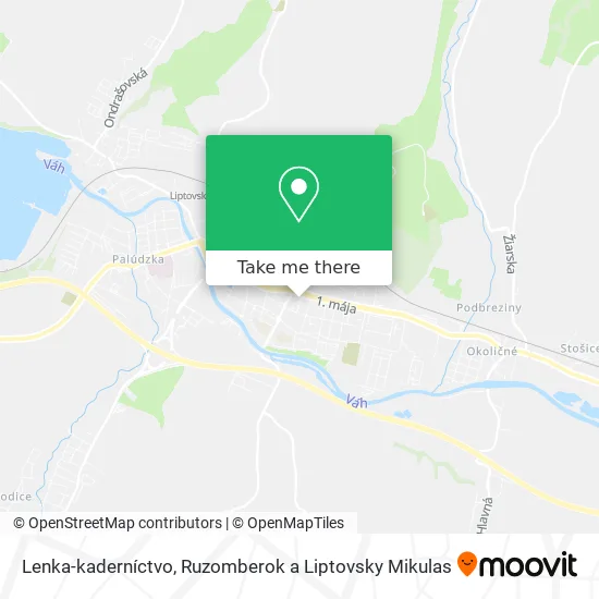 Lenka-kaderníctvo map