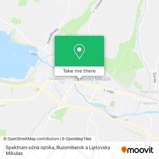 Spektrum-očná optika map