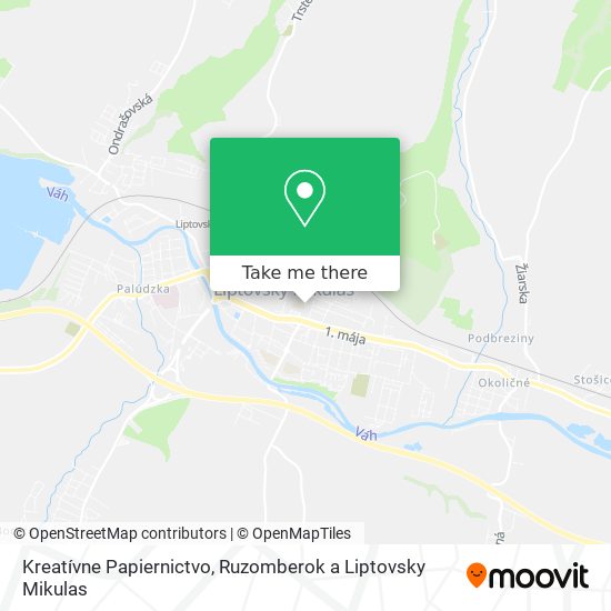 Kreatívne Papiernictvo map