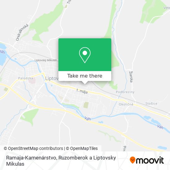 Ramaja-Kamenárstvo map