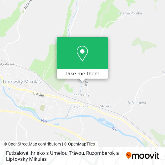 Futbalové Ihrisko s Umelou Trávou map