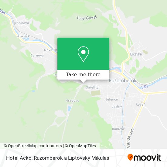 Hotel Acko map