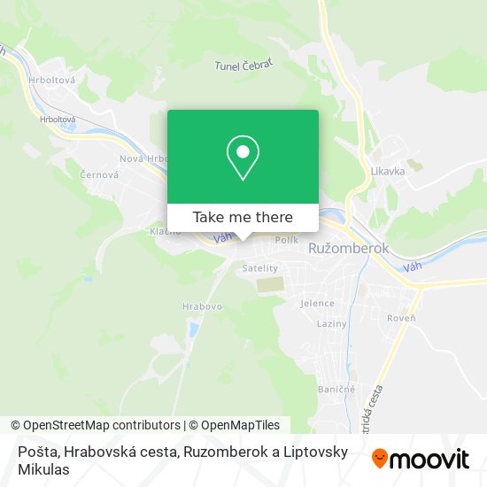 Pošta, Hrabovská cesta map