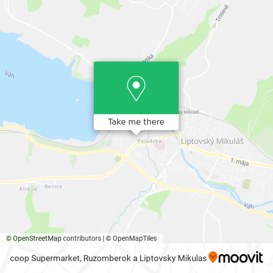 coop Supermarket map